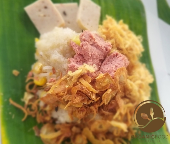 xôi bắp chả pate